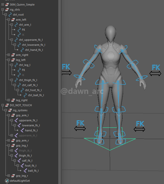 [Maya]Rigging 08 - IK FK Switch